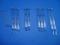Curved Tapered Clear Glass Pipette with Permeated Printed Calculation