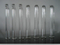 Clear Taper and Plain Bottom Food Grade Print Glass Pipette for Glass Dropper