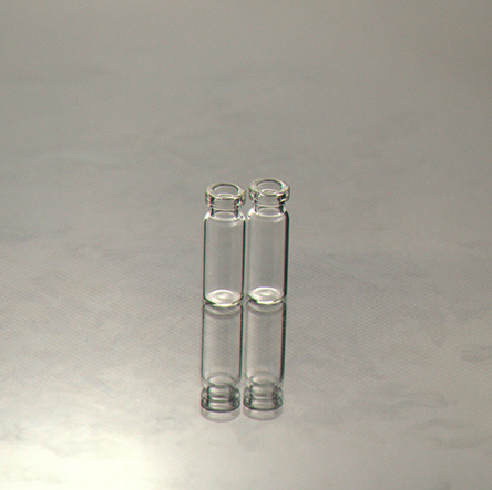 High Quality Tubular Clear Glass Bottle with Safety Ring