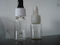 Clear Tubular Screwed Glass Bottle with Dropper and Bulb