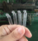 Food Grade Graduation Hand Made Curved Shaped Clear Glass Pipettes for Cosmetic Packing