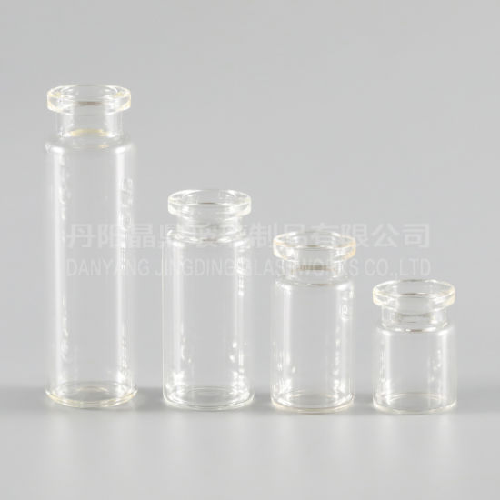 10ml Glass Vial for Pharmacy Glass with Aluminium Cap and Rubber Stopper