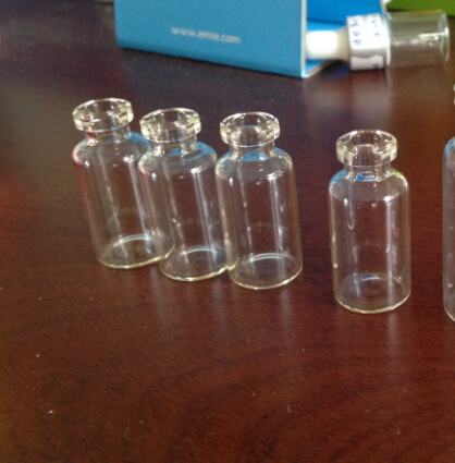 Plain Clear Mini Glass Vial for Cosmetic Packing