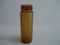 Screwed Tubular Amber Glass Bottle for Syrup Packing