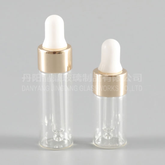10ml Dropper Glass Bottle with Silver Aluminum Cap