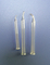 Series of Clear Tapering Curved Glass Pipettes Droppers for Lab and Cosmetic