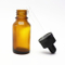 30ml 50ml Dropper Clear Glass Bottle with Gold Caps