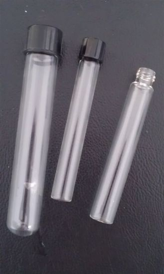 Clear Round Bottom Screwed Tubular Test Tube