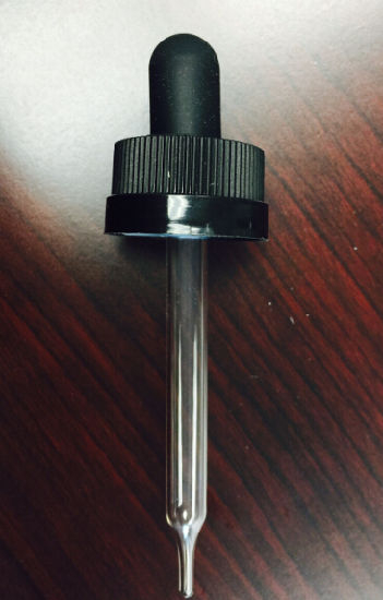 Glass Dropper with Bulb and Screwed Cap