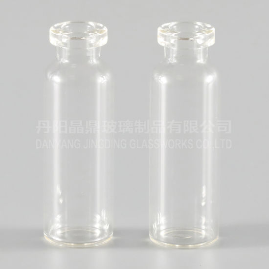 10ml Glass Vial for Pharmacy Glass with Aluminium Cap and Rubber Stopper