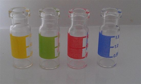 1ml Colored Mini Tubular Glass Vials for Pharmaceutical Packing