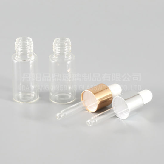 10ml Dropper Glass Bottle with Silver Aluminum Cap