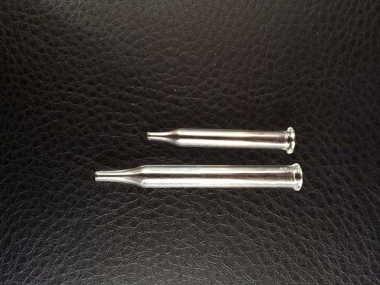 Clear Hand-Made Stretching Straight Taper Shape Glass Pipette