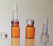 Mini Amber Glass Bottle for Cosmetic Packing