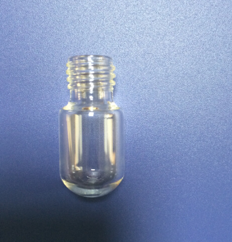Screwed Tubular Mini Glass Vial with Round Bottom