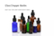 18 /415 Glass Dropper with Pipette Smooth Aluminium Collar for Essential Oil, Glass Bottles with Dropperc