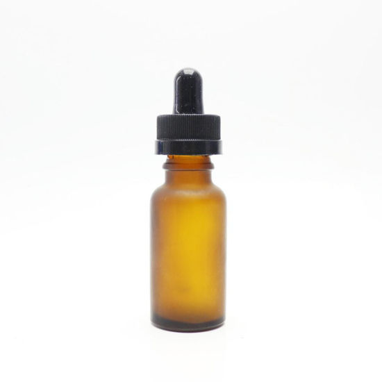 20-400 Glass Dropper with Glass Pipette, Black Bulb, Plastic Cap