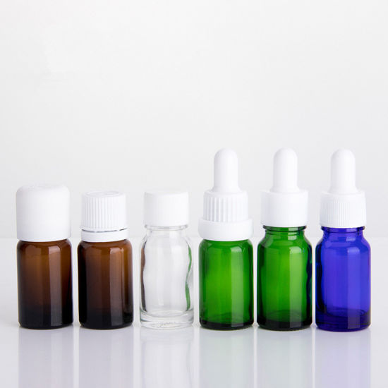 Wholesale 1ml 2ml 3ml 5ml Amber Essential Oil Glass Dropper Bottle Mini Glassessential Oil Bottle with Glass Hose Glass Vials