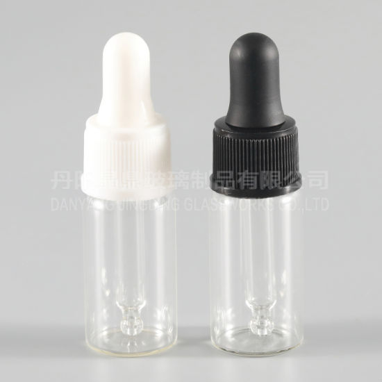 30ml Transparent Cosmetic Glass Bottle for Essential Oil