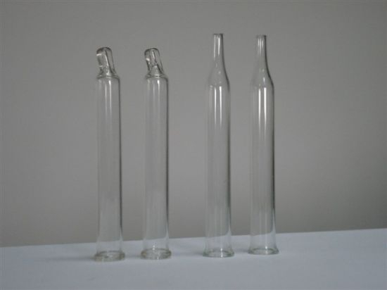 Clear Curved Round Ball Tubular Glass Pipette