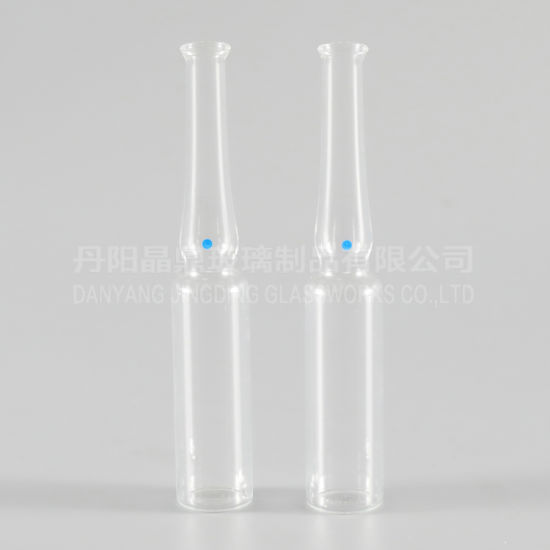 Pharmaceutical Tubular Glass Medical Vials/Bottle with Tear off Cap and Rubber Stopper Contact Lenses