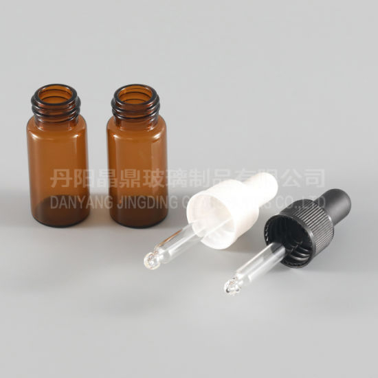 30ml Amber Cosmetic Glass Dropper Bottle