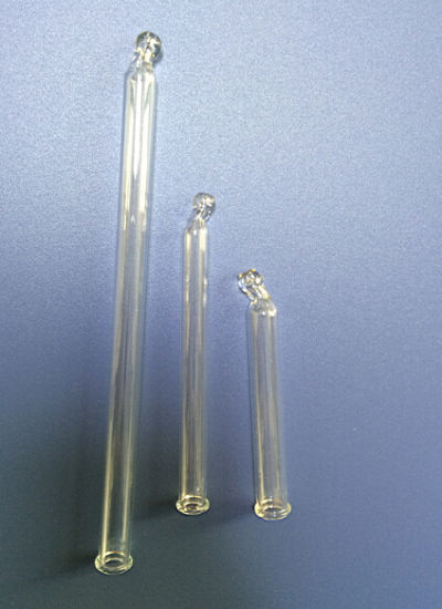 Series of Curved Round-Ball Glass Pipettes Droppers for Lab and Cosmetic