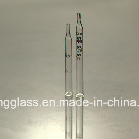 Glass Dropper for Cap with Rubber Haed Assemble