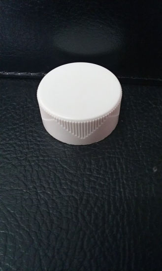White and Black Caps for Glass Dropper Bottle