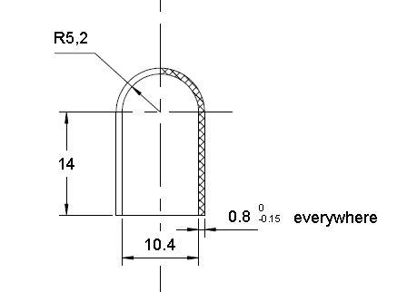 Mini Clear Glass Test Tube