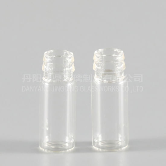 10ml Clear Crimp Top Vial with Aluminium Cap and Rubber Stopper