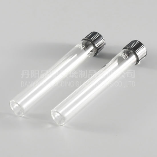 10ml Clear Crimp Top Vial with Aluminium Cap and Rubber Stopper