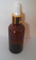 Amber Tubular Glass Jar Dropper for Medical and Lab