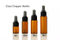Amber Glass Dropper Bottle 1ml 2ml 3ml 5ml 10ml Glass Bottle with Dropper for Essential Oil