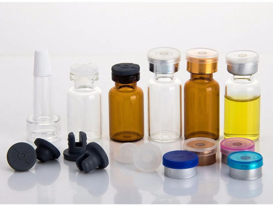5ml Clear Screwed Glass Bottle with Droppers for Essential Oil Pack