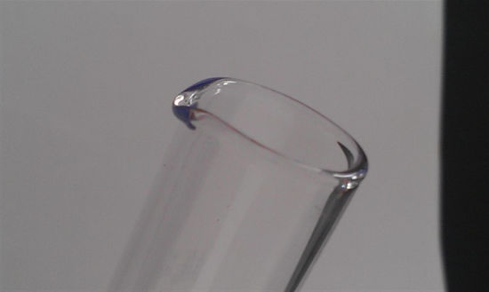 Clear Test Tube with Special Drop Stop