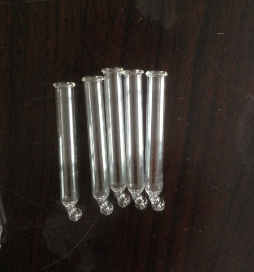 Glass Clear Tubular Curved Pipette for Fropper