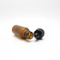 Wholesale 1ml Amber Glass Dropper Bottles Black Cap