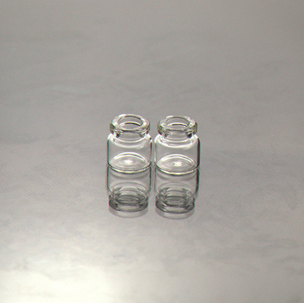 Clear High Quality Screwed Glass Bottle with Safety Ring